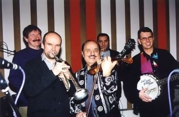 Mit Schnuckenack Reinhardt im Tonstudio